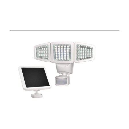  Sunforce 120 LED Triple Head Solar Motion Light on a white background