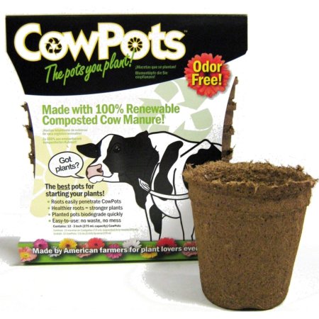  Best seed starting trays Option: CowPots 3-Inch Round Pot Planter