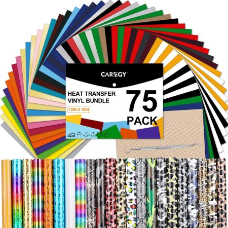  The Best Heat Transfer Vinyl Option: Caregy Heat Transfer Vinyl Bundle