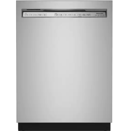  KitchenAid KDFE204KPS 39 dBA Dishwasher on a white background