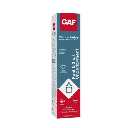  The Best Roof Underlayments Option: Gaf WeatherWatch Ice & Water Leak Barrier