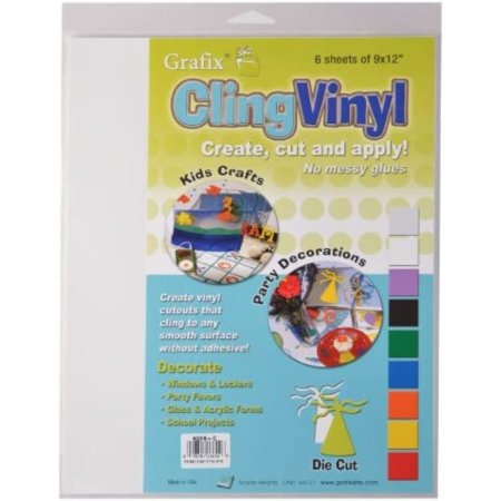  The Best Vinyl for Cricuts Option: Grafix Cling Vinyl Film