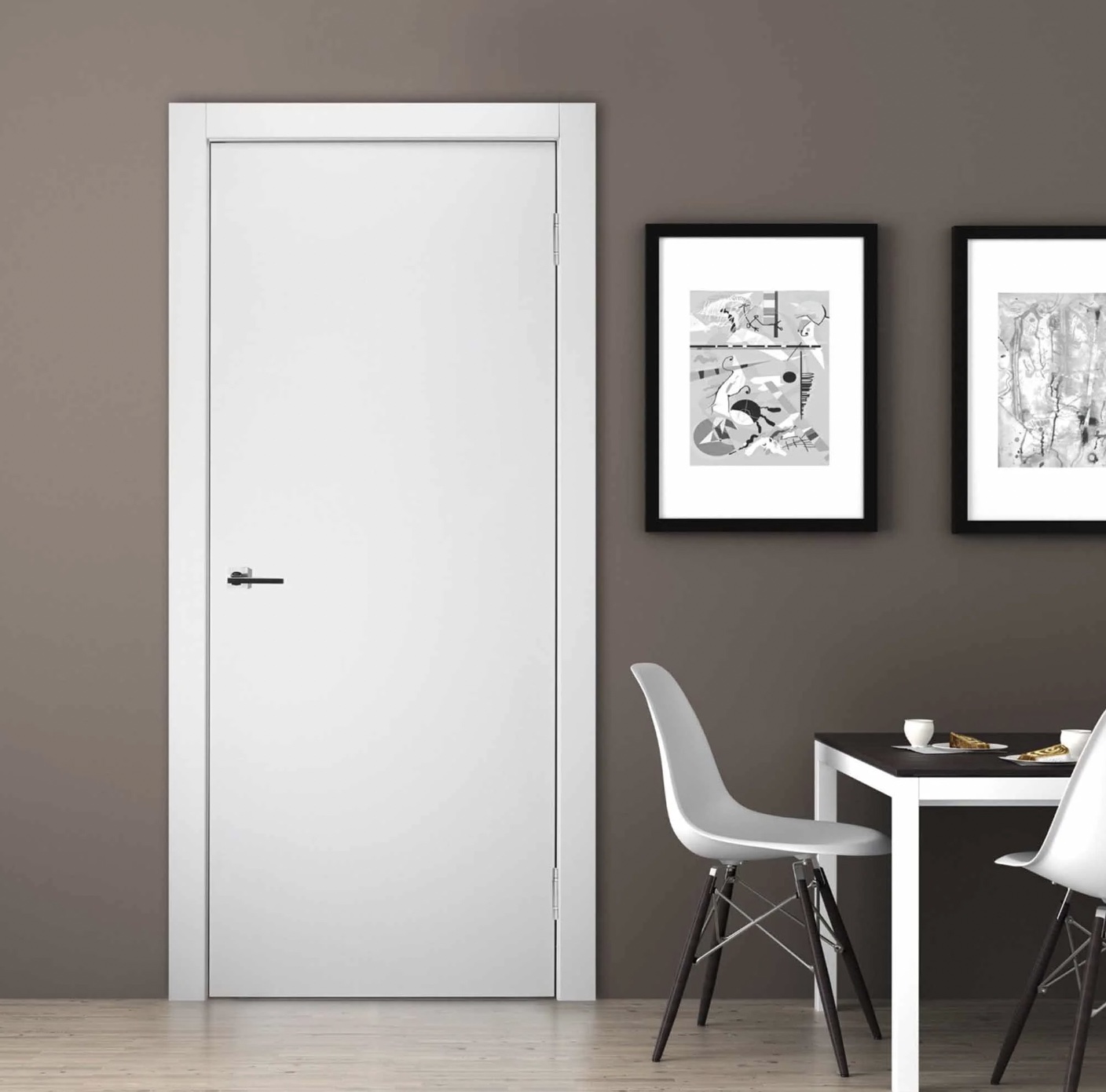 types of doors flush door