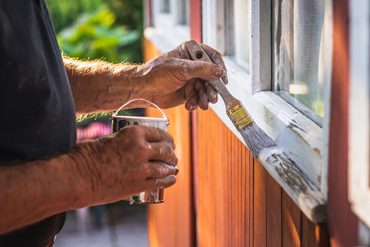 how to open painted shut windows