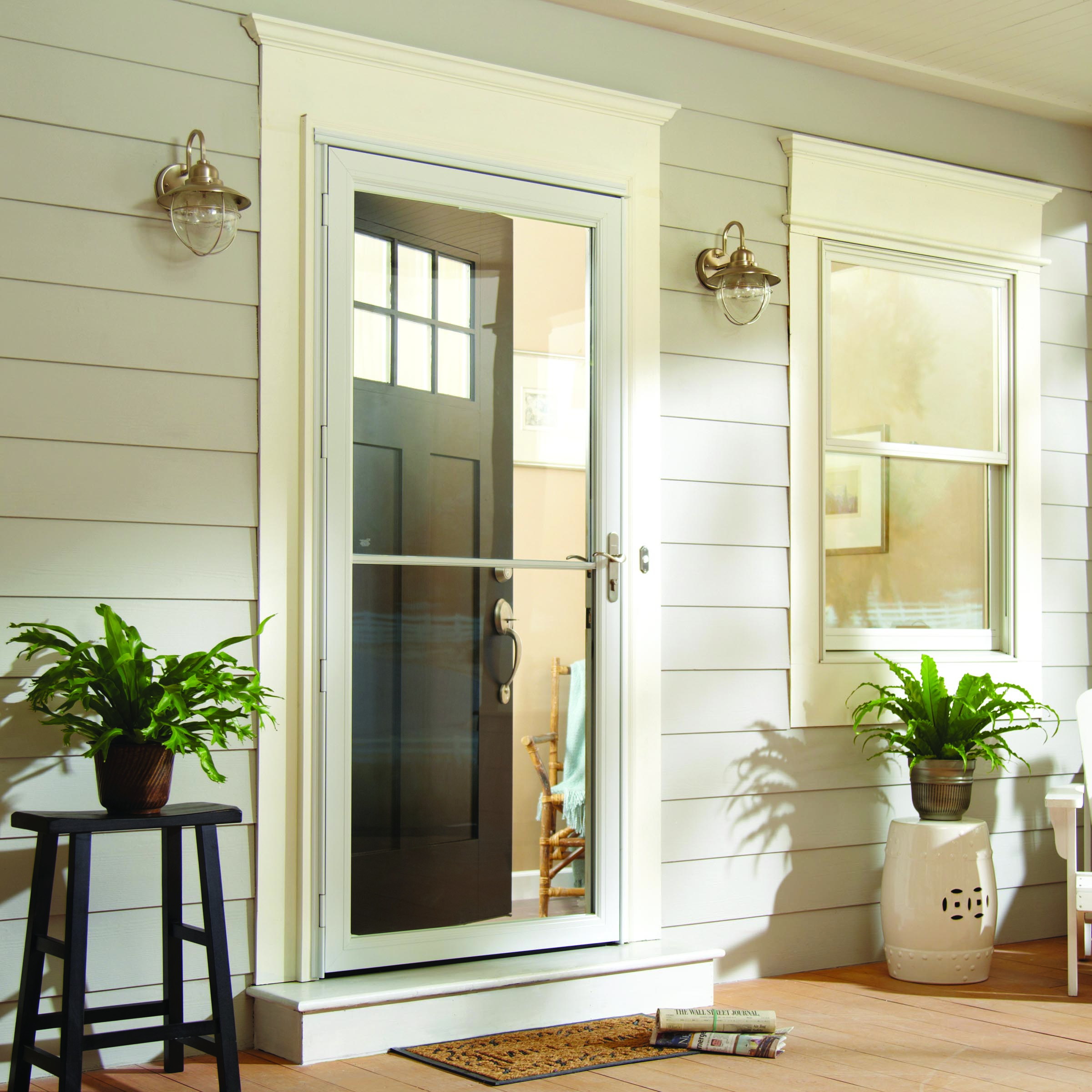 types of doors storm door