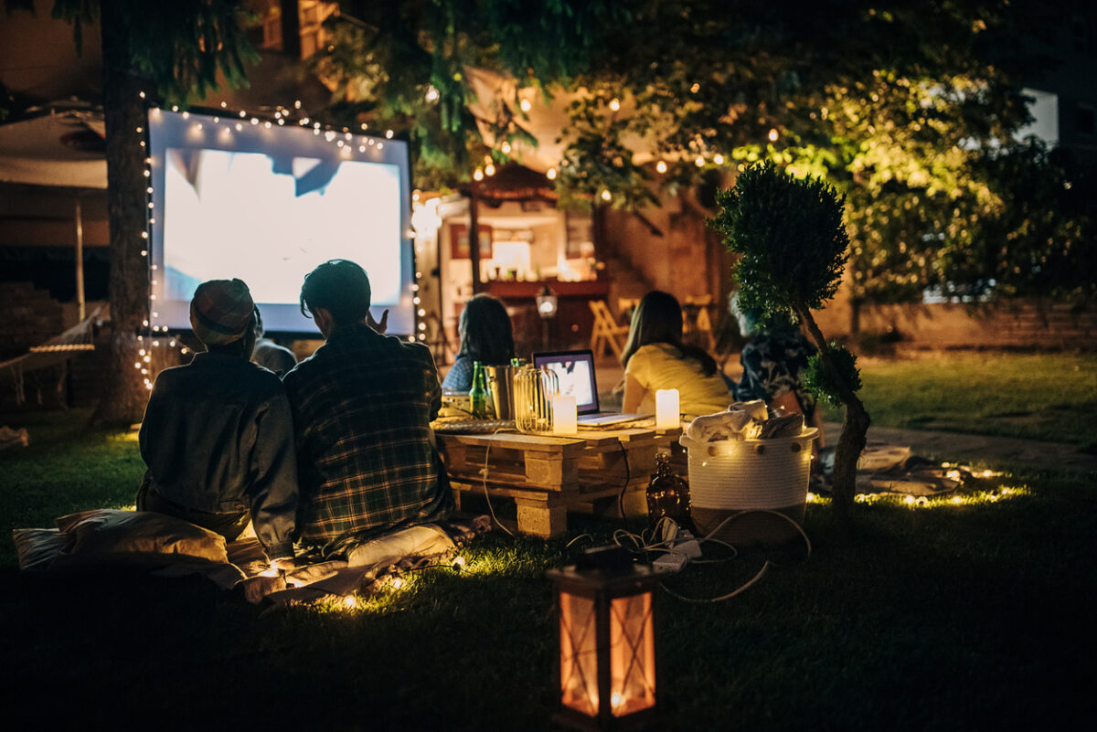 backyard movie night