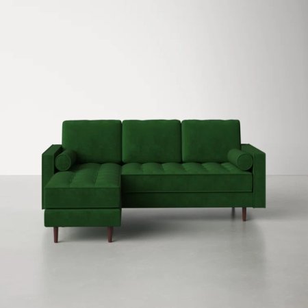  The Best Sectionals for Small Spaces Option: AllModern Geo 2-Piece Chaise Sectional