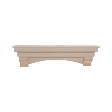  The Best Fireplace Mantels Option: Pearl Mantels Auburn Wood Mantel Shelf