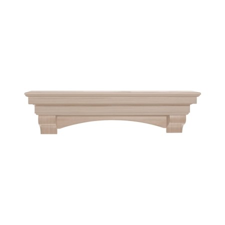  The Best Fireplace Mantels Option: Pearl Mantels Auburn Wood Mantel Shelf