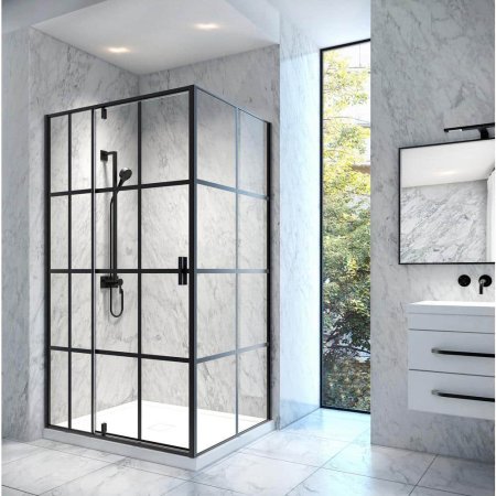  The Best Shower Kits Option: A&E Jana Framed Pivoting Shower Door Enclosure