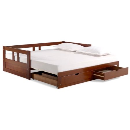  The Best Trundle Beds Option: Harriet Bee Bechtold Twin Daybed With Trundle