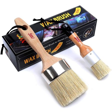  The Best Paint Brushes for Cabinets Option: Modern Art Supplies Chalk and Wax Oval Paint Brushes