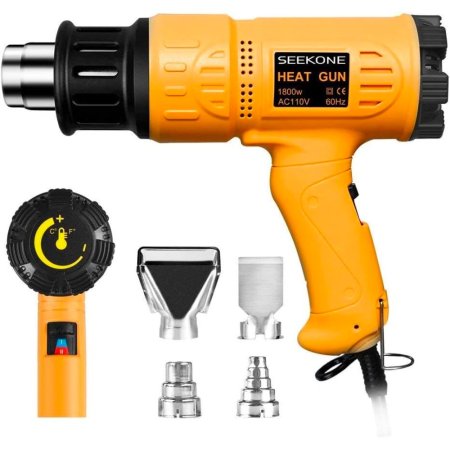  Seekone Heat Gun 1800W Variable Temperature Control on a white background.