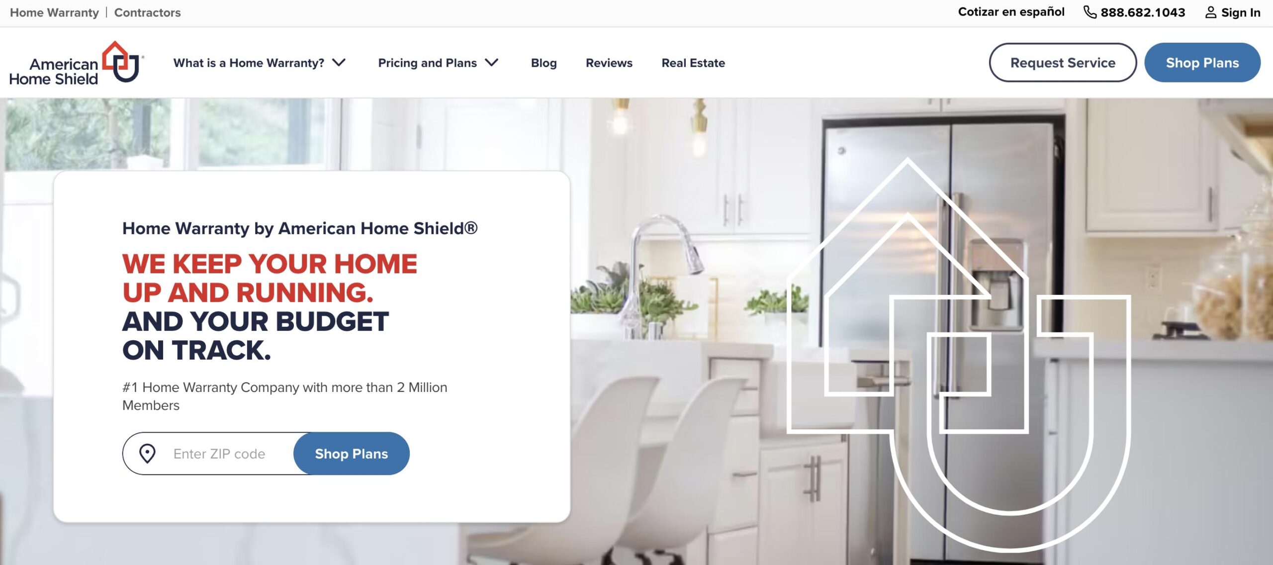 American Home Shield Review ahs home page
