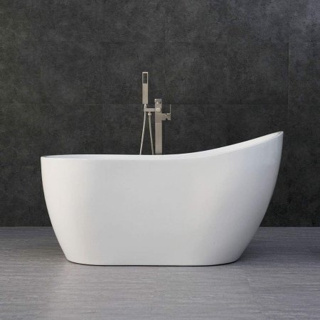  The Best Freestanding Tubs Options: AKDY Fiberglass Single Slipper Clawfoot Bathtub