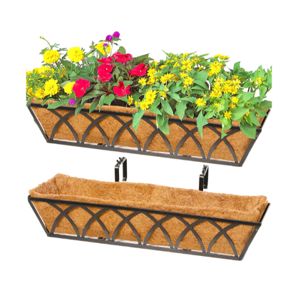 The Best Railing Planters Option: HFHome 24-Inch Window Deck Rail Planter