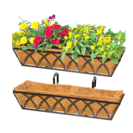  The Best Railing Planters Option: HFHome 24-Inch Window Deck Rail Planter