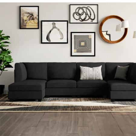  The Best Sectionals for Small Spaces Option: Mercury Row Roeder Modular Corner Sectional