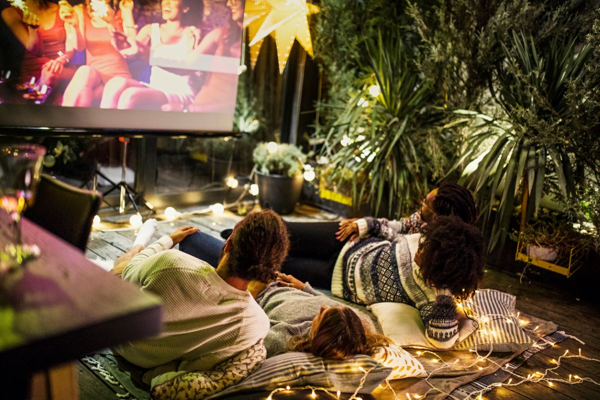 backyard movie night