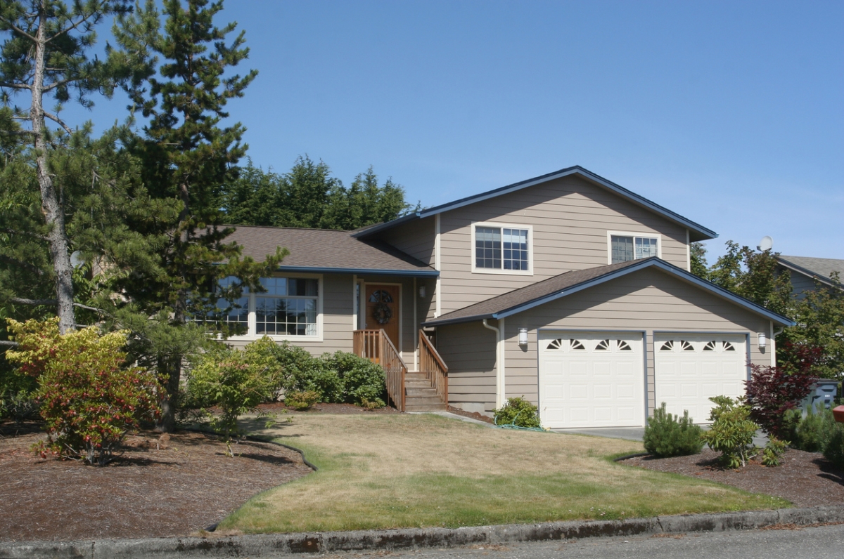 old homes- split level home