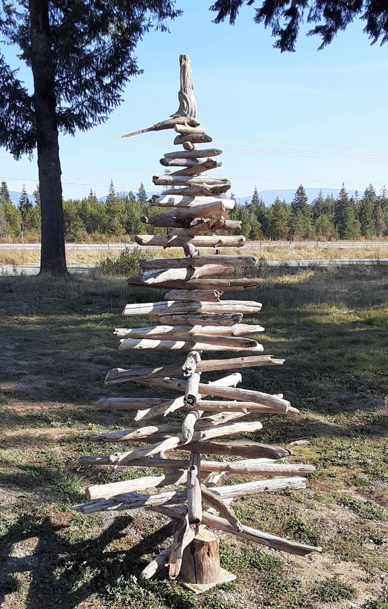 Etsy alternative christmas trees driftwood tree