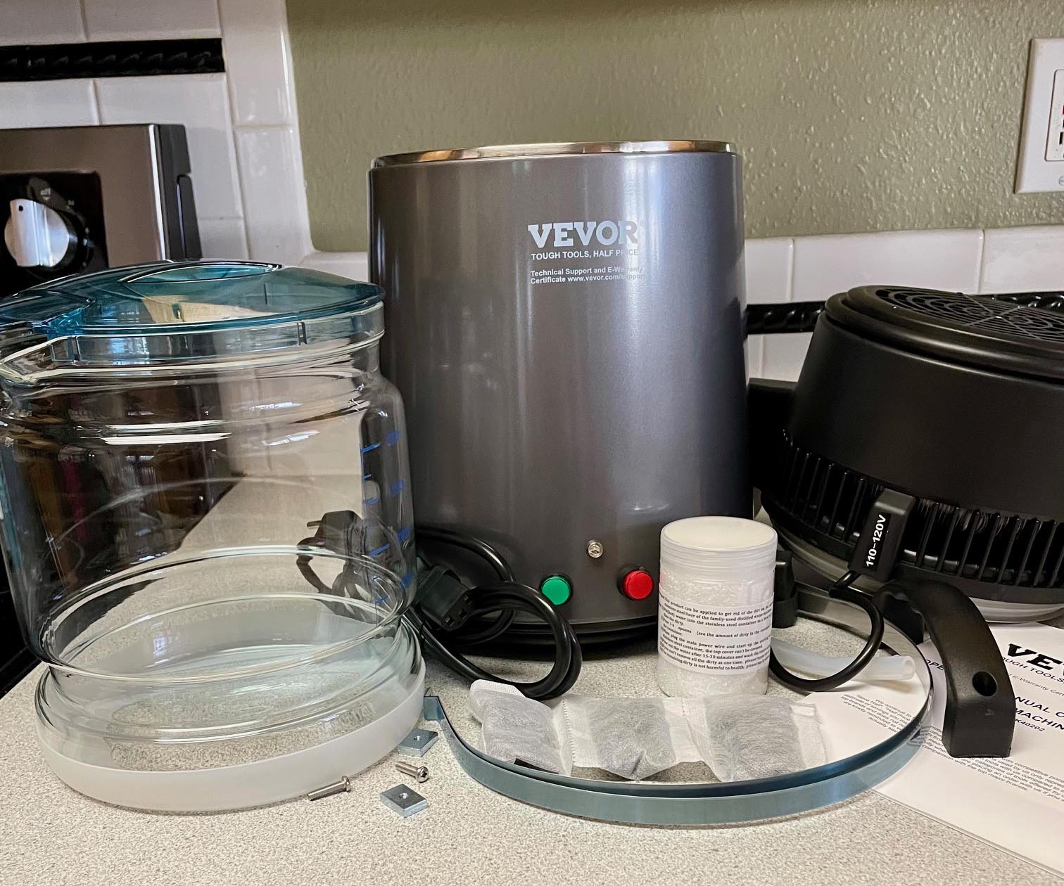 The Best Water Distiller Vevor 4L Stainless Steel Pure Water Distiller unboxed