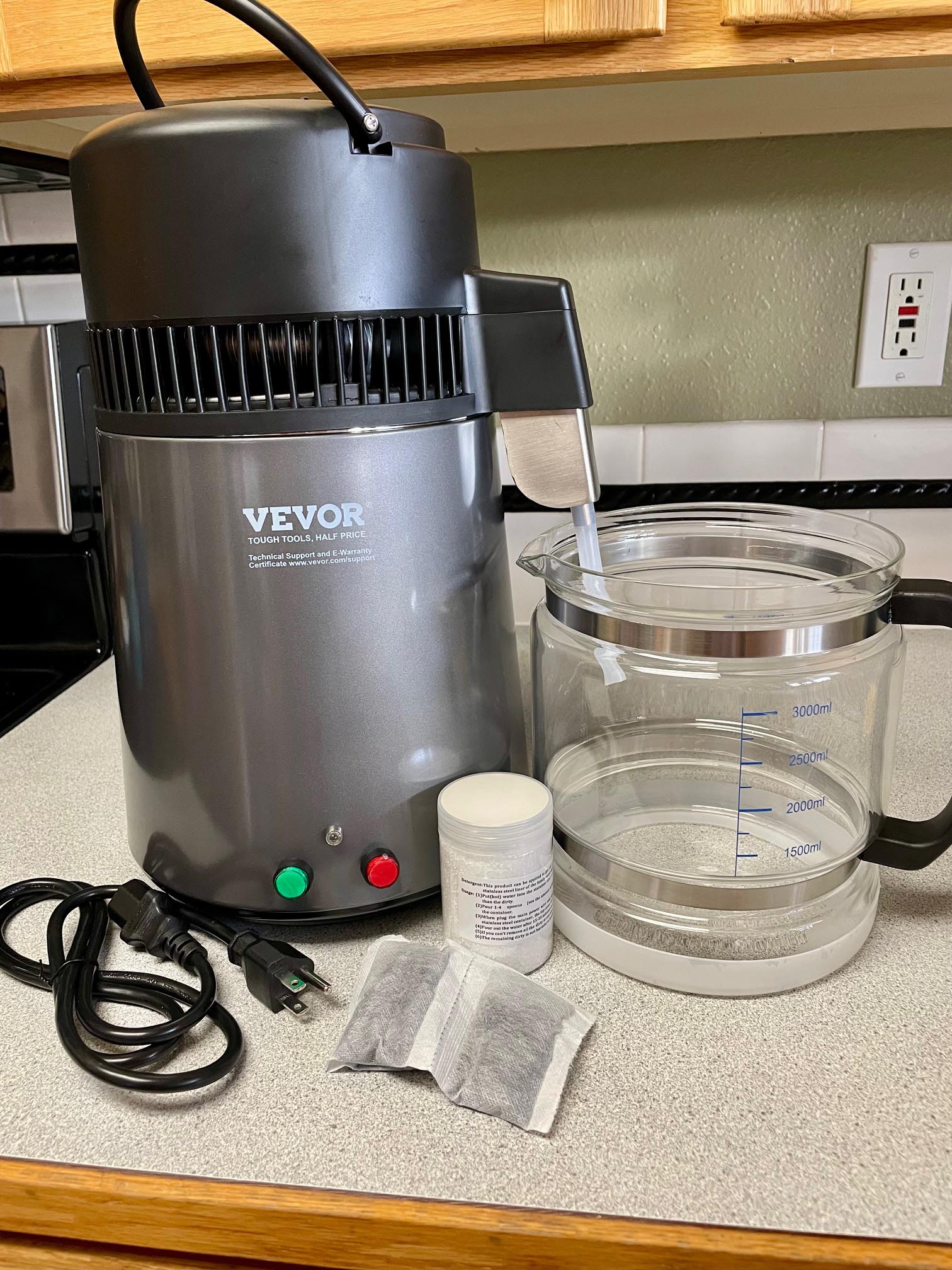 The Best Water Distiller Vevor 4L Stainless Steel Pure Water Distiller unboxed