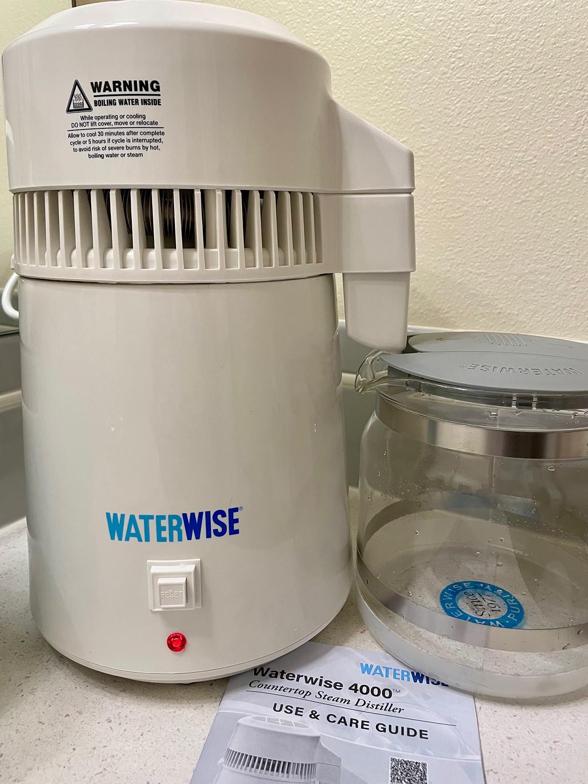 The Best Water Distiller Waterwise 4000 Countertop Distiller unboxed