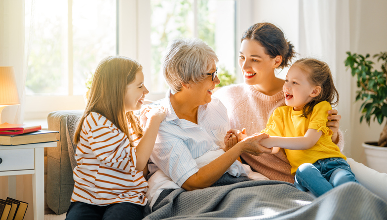 home-health-care-family-with-grandmother