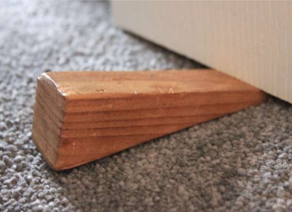 How to Lock a Door without a Lock: Doorstop