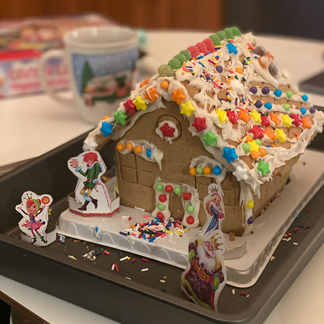 gingerbread house real estate listing - kara