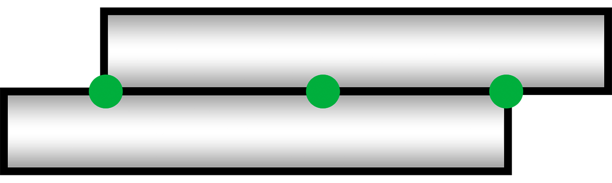 types of welds - spot weld illustration