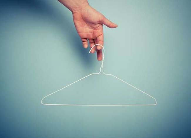 unclog plunger wire hanger