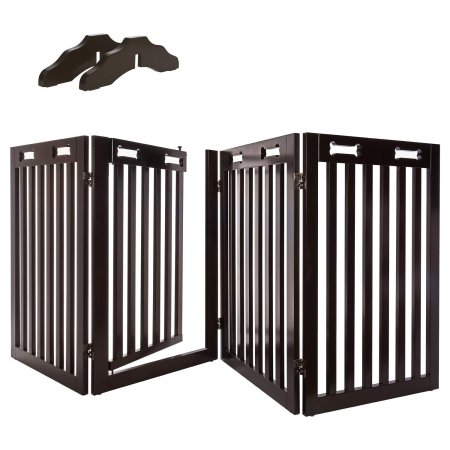  The Best Dog Gates Option: Arf Pets Free Standing Wood Dog Gate