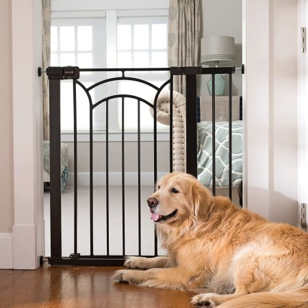  The Best Dog Gates Option: Safety 1st Easy Install Tall & Wide Walk Thru Gate