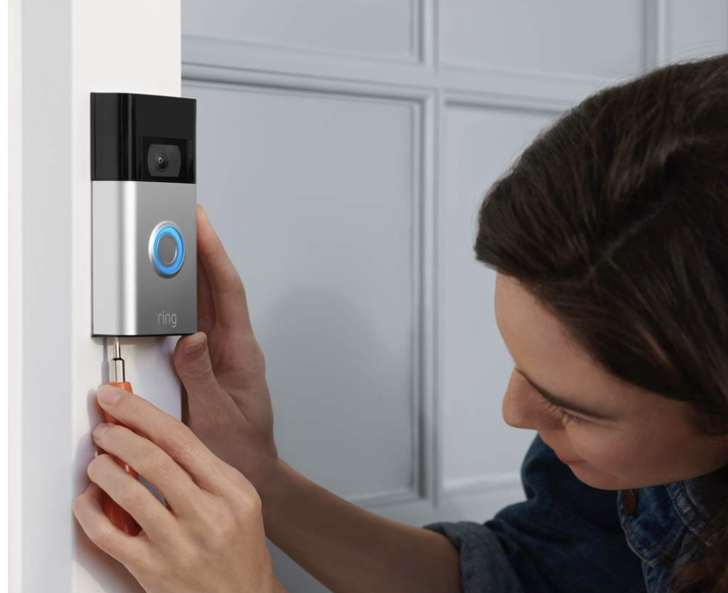 Amazon video doorbell changing batteris on the ring doorbell