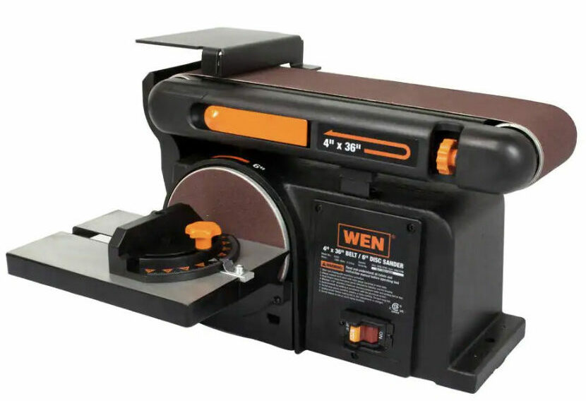 Home Depot how to use a belt sander amp corded belt and disc sander