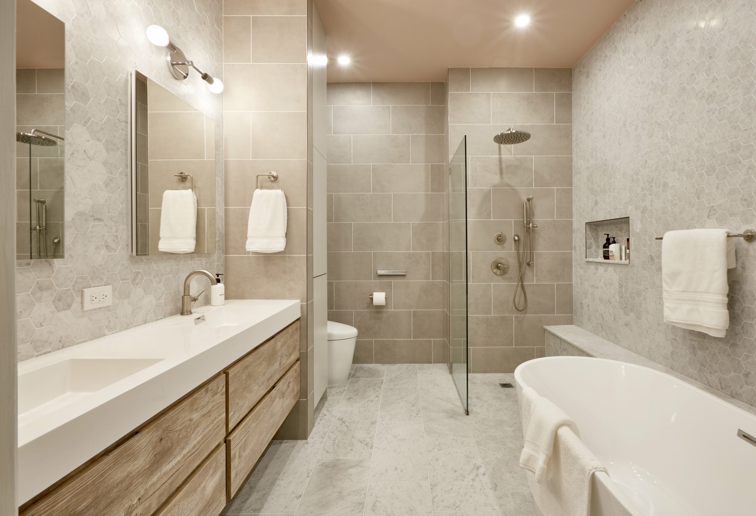 Walk in shower ideas Block Renovation_Yale Bathrooms