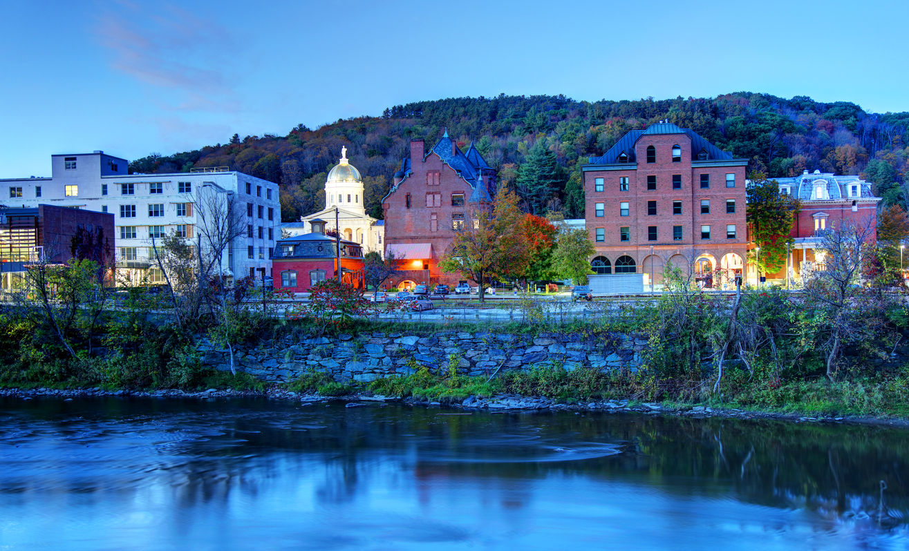 iStock-1182555035 5 Places in the U.S. Where Homes Are Almost Uninsurable Because of Hurricanes and Flooding Montpelier Vermont