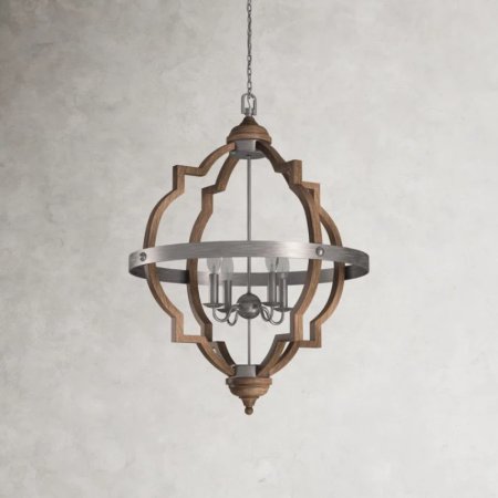  The Best Chandeliers Option: Birch Lane Freemont 4-Light Geometric Chandelier