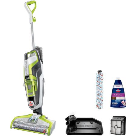  Bissell CrossWave Multisurface Wet Dry Vac and accessories on a white background