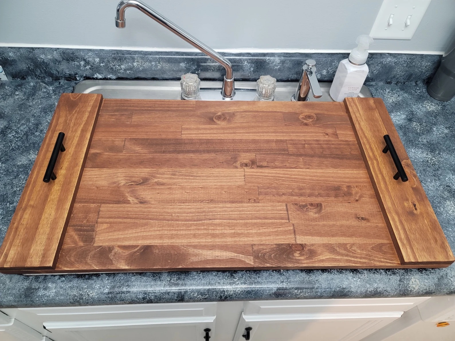 Etsy camper decor wooden sink cover