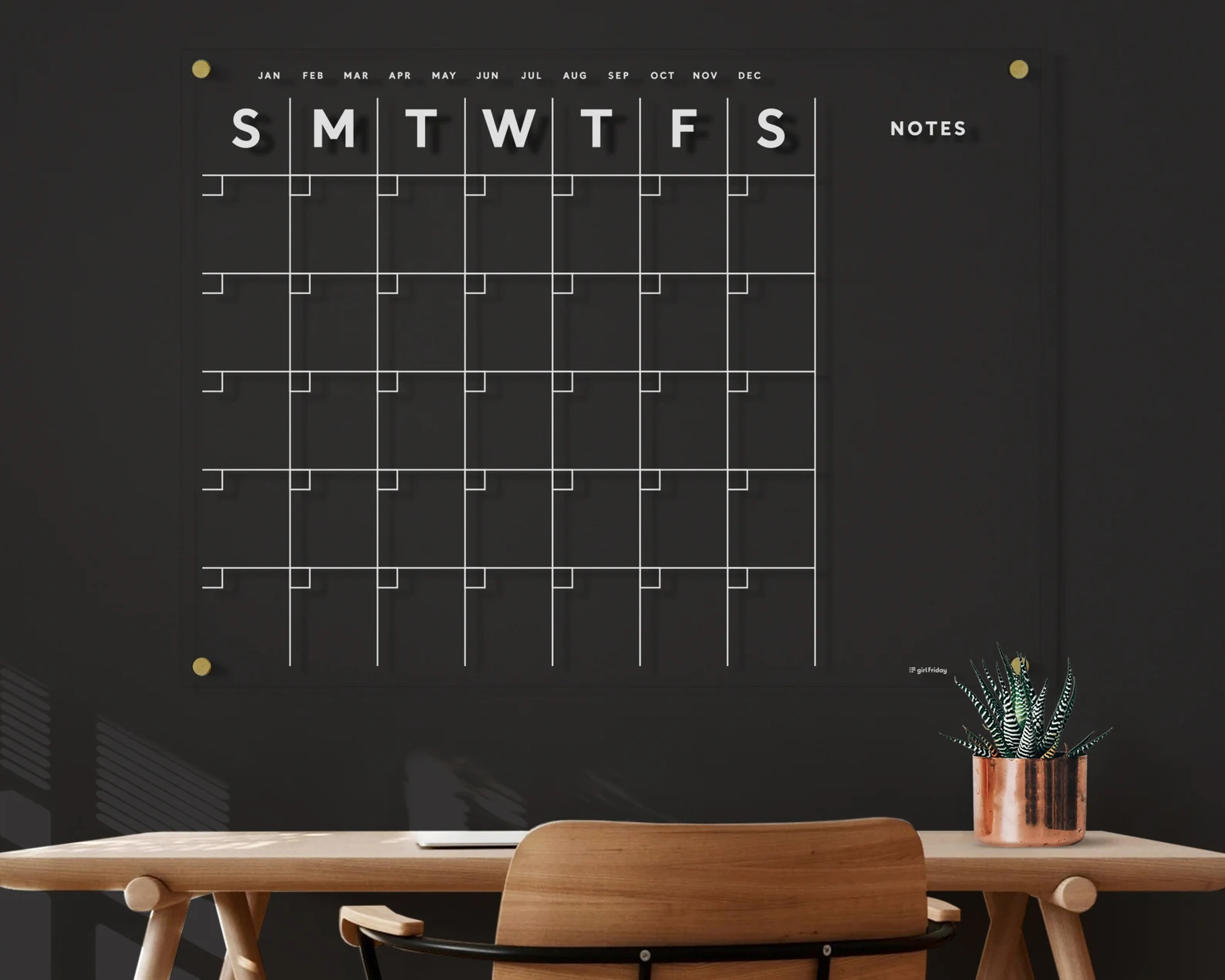 Etsy wall decor ideas wall calendar