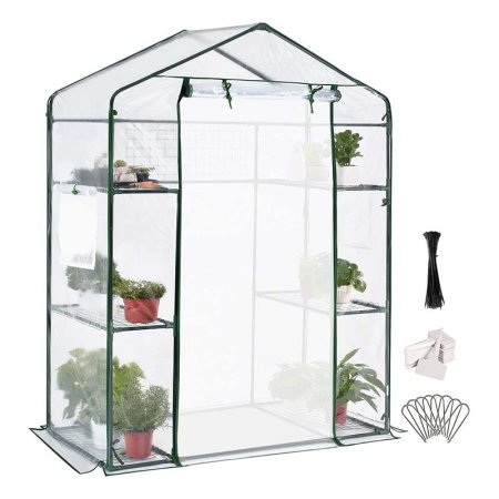  The Best Greenhouse Kit Option: Quictent 3-Tier Mini Walk-In Greenhouse