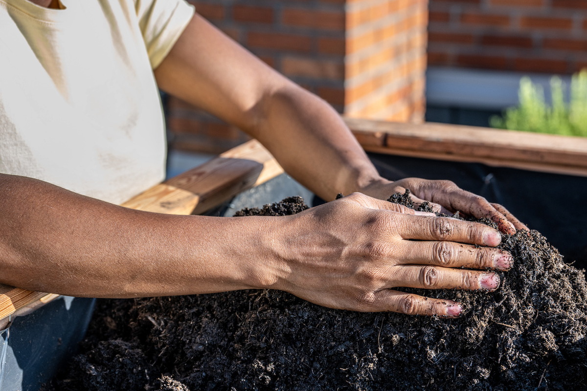 how to till a garden without a tiller - switch to raised beds