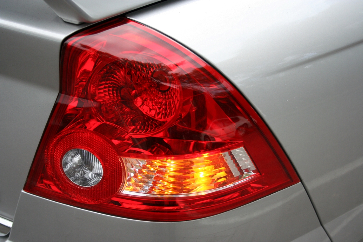 car maintenance tasks - rear car tail light