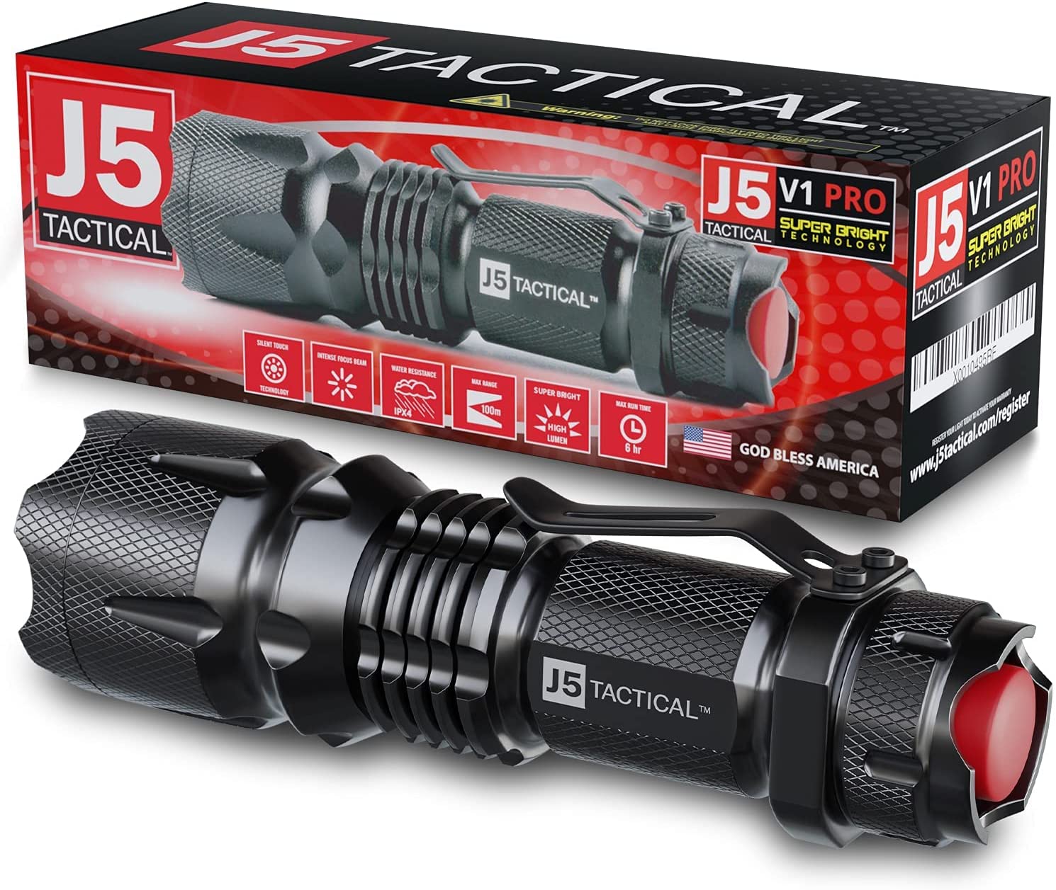 Amazon As Seen on TV J5 Tactical Flashlight