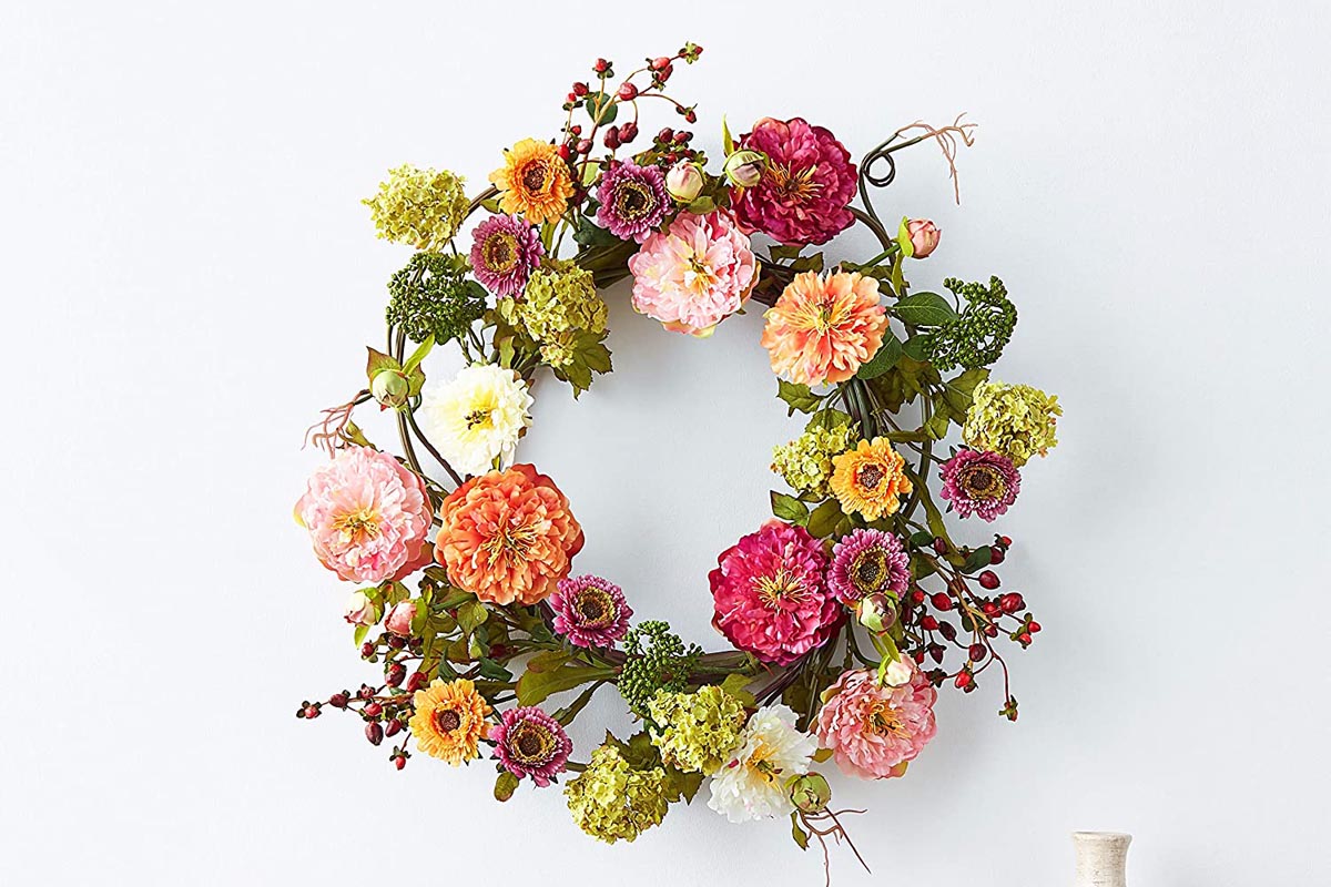 Best Front-Door Wreath Option Peony Wreath