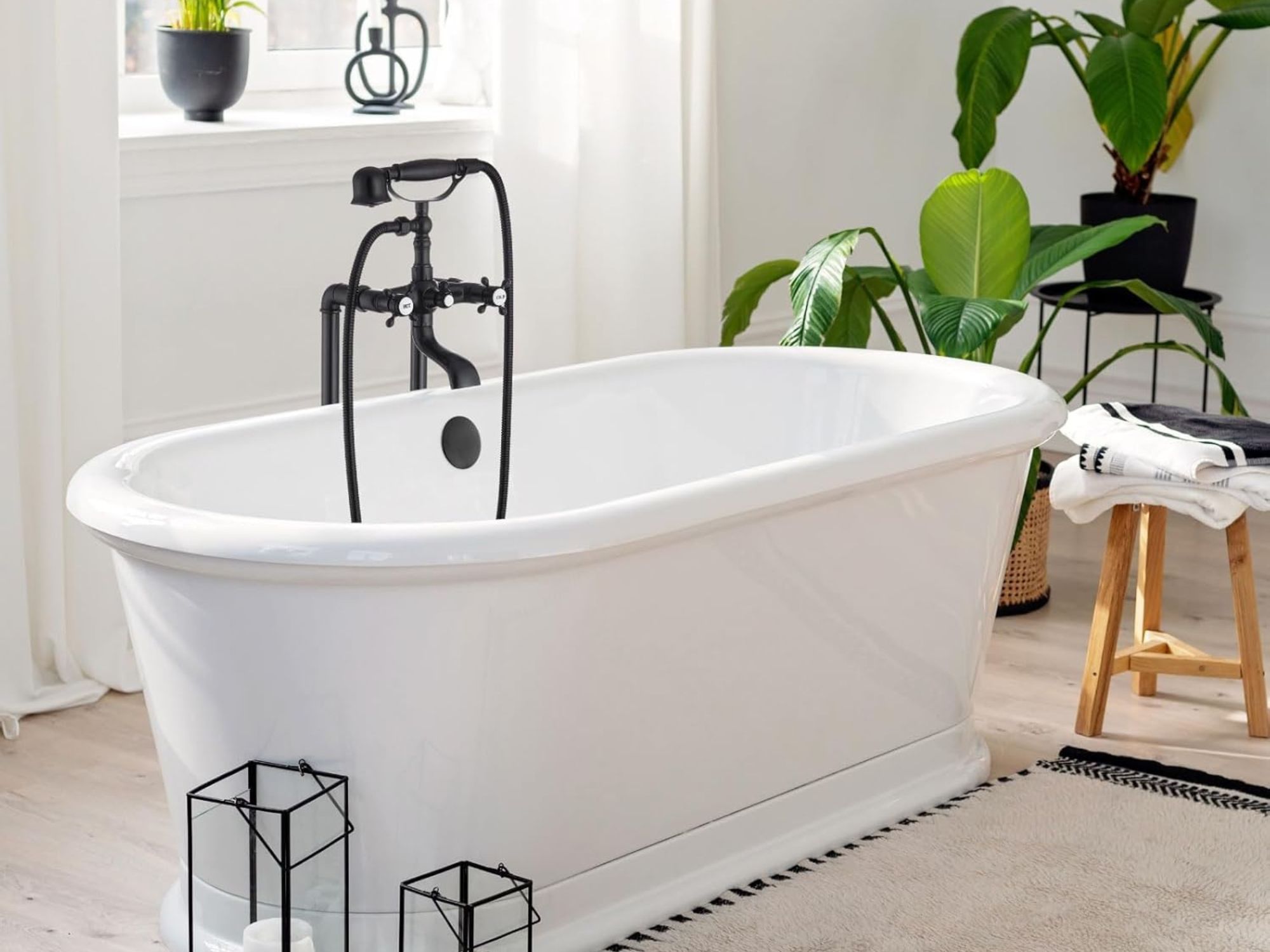 best freestanding tub faucets in a living room 