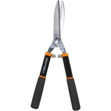  Fiskars 8-Inch Power Lever Hedge Shears on a white background